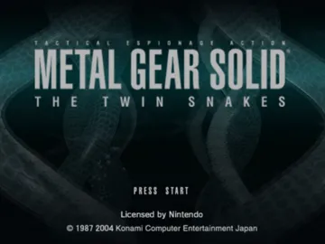 Metal Gear Solid - The Twin Snakes (Disc 1) screen shot title